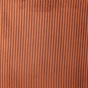 Fotoliu portocaliu wing cu tapițerie din catifea reiată Pradi – Bloomingville