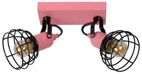 Spot Lucide 08927/02/66 POLA 2xE27/60W/230V roz