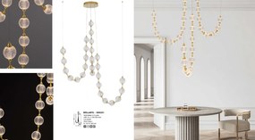 Lustra LED XXL suspendata moderna design elegant BRILLANTE