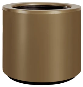 Ghiveci cilindric cu auto-irrigare KAVA, diferente variante - Hobby Flower Dimensiuni: Ø 35 x 35, Culoare: bronz