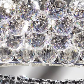 Lustra ovala design LUX cristal Vesuvius 10L