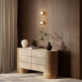 Mini Aplica LED CCT cu striatii Olo alama