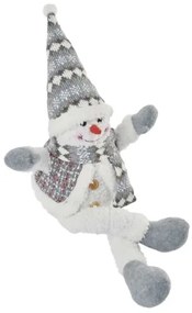 Decorațiune LED de Crăciun 6xLED/3xAA om de zăpadă