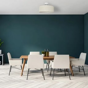 Lustră pe tijă ALBA 3xE27/15W/230V crem