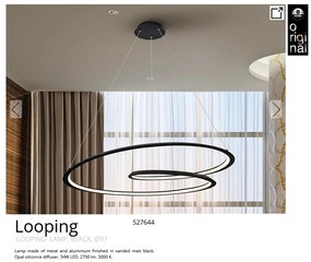 Lustra LED design XL ultra-modern Looping 97cm