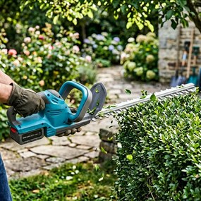 Trimmer pentru gard viu fără fir 18,5V - două baterii, încărcător