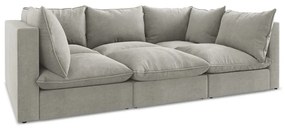 Canapea gri deschis 255 cm Manao – Makamii