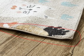 Covor FUN Kittens pentru copii, pisici bej - SECUNDAR-COTATI PRODUSUL
