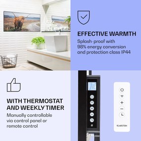 Klarstein Wonderwall Air Art Smart, încălzitor cu infraroșu, vacă, 120 x 60 cm, 700 W