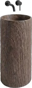 Lavoar compozit freestanding Rea Rossana 39,5 cm maro mat