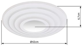 Lustra LED aplicata cu telecomanda JOCELYN