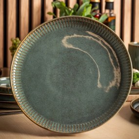 Altom Farfurie adâncă din porțelan Reactive Sage,26 cm
