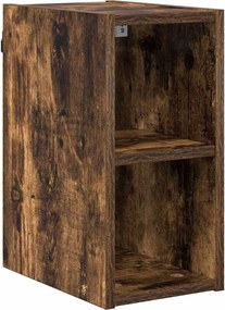vidaXL Dulap suspendat Stejar fumuriu 20 x 29,5 x 40 cm Lemn compozit