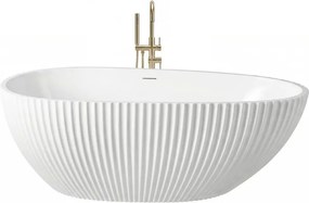 Cada freestanding Rea Carmen 170x85 cm alb lucios
