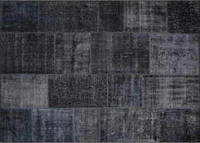 Covor JAZZ CHENILLE, 75x150 cm, forma dreptunghiulara, poliester, negr