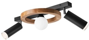 Spot OTIS 1xG9/5W/230V + 2xE27/15W/230V stejar