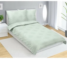 Cearșafuri Bellatex Satin Linie mint, 140 x 200 cm, 70 x 90 cm