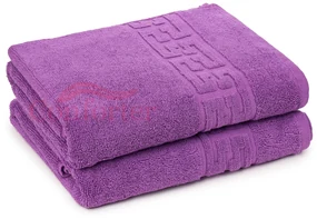 Set 2 Prosoape Bumbac 500 grame 2PRG512 Purple 70x130 cm
