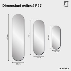 Oglindă albastră Pure R57