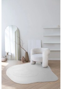 Covor alb din lână 150x150 cm Olsen – Asiatic Carpets