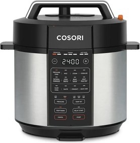 Multicooker pentru gаtit sub presiune Cosori CMC-CO601-SEU, 1100 W, 5,7 l, 80 kPa, 9 programe, Timer, Negru