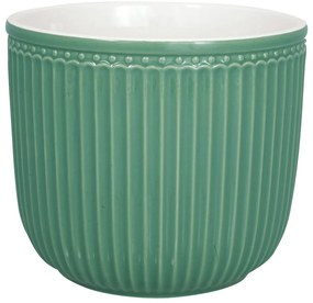 Ghiveci din ceramică Green Gate Alice, ø 14 cm, verde