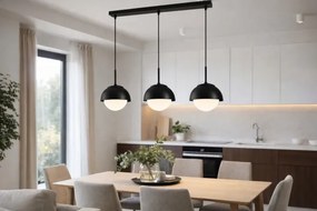 BRILAGI - Lustră pe cablu COSMO 3xE27/60W/230V negru