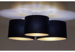 Duolla - Plafonieră ROLLER TRIO 3xE27/60W/230V albastru