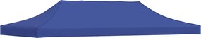 vidaXL Acoperiș cort de petrecere, albastru, 3 x 6 m