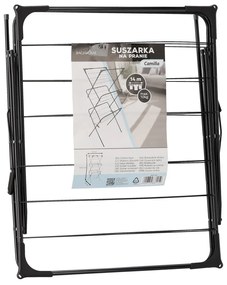Uscător de rufe Aldotrade CAMILLA negru, 62 x 51 x 136,5 cm