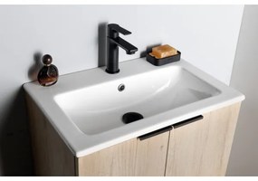 Baterie de lavoar Sapho PAX 16,5 cm negru mat