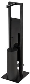 WENKO 25400100 - Perie WC RIVALTA 18x70 cm neagră
