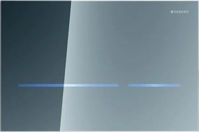 Clapeta electronica Geberit Sigma80 finisaj oglinda pentru rezervor cu grosimea 12 cm