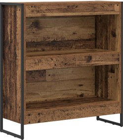 vidaXL Dulap pentru cărți Lemn Vechi 80 x 30 x 155 cm Lemn compozit