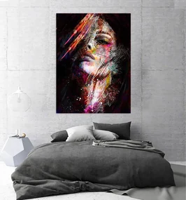 Tablou canvas Grafity Color Girl 120x80 cm