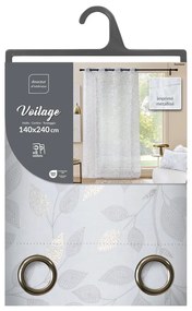 Perdea albă din voal 140x240 cm Duchesse – douceur d'intérieur