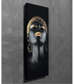 Tablou decorativ Wallxpert 265VGA1477, 30x80 cm, Negru