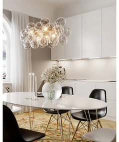 ByRydens 4200880-6509 - Lustră suspendată pe cablu GROSS BAR 8xG9/4W/230V transparentă