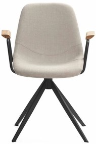 Scaune de dining bej 2 buc. Tali – Marckeric