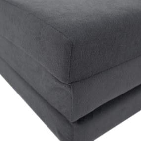 Saltea pliabilă, spumă, 65x180, gri, LEVI 65