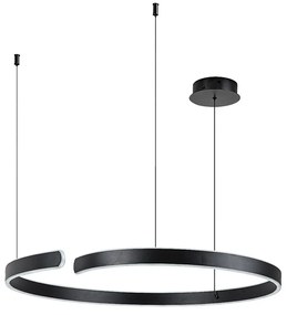 Lustra LED suspendata stil circular Silnora 76cm