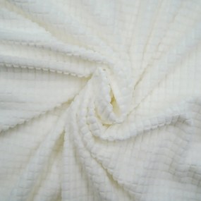 Husă crem elastică pentru canapea cu 3 locuri Sacha – douceur d'intérieur