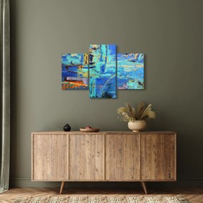 Tablou - pictură abstractă în ulei (90x60 cm)