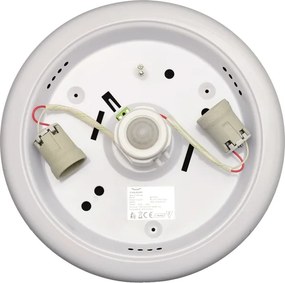 Fulgur s-22941 - Lampă de tavan cu senzor DARINA, 2xE27/40W/230V, Ø 30 cm, albă