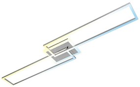 Lustră LED dimabilă aplicată FRAME 2xLED/20W/230V Wi-Fi Tuya Brilo + telecomandă