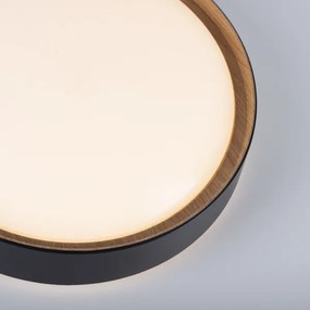 Leuchten Direkt 1434718-LED Lampă plafon EMILIA 28,8W/230V negru dimabil