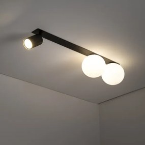 Spot încastrat VOX 2xG9/8W/230V + 1xGU10/10W negru