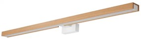 Aplică LED pentru oglindă Brilagi WOODY MIRROR LED/15W/230V IP44 stejar/alb