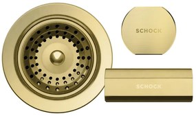 Parti vizibile Schock pt chiuveta cu kit de scurgere automat MOND150 White Gold