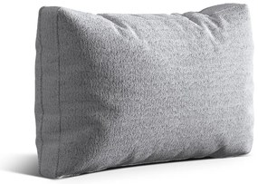 Pernă pentru canapea gri deschis cu tapițerie din țesătură bouclé Kemi – Cosmopolitan Design